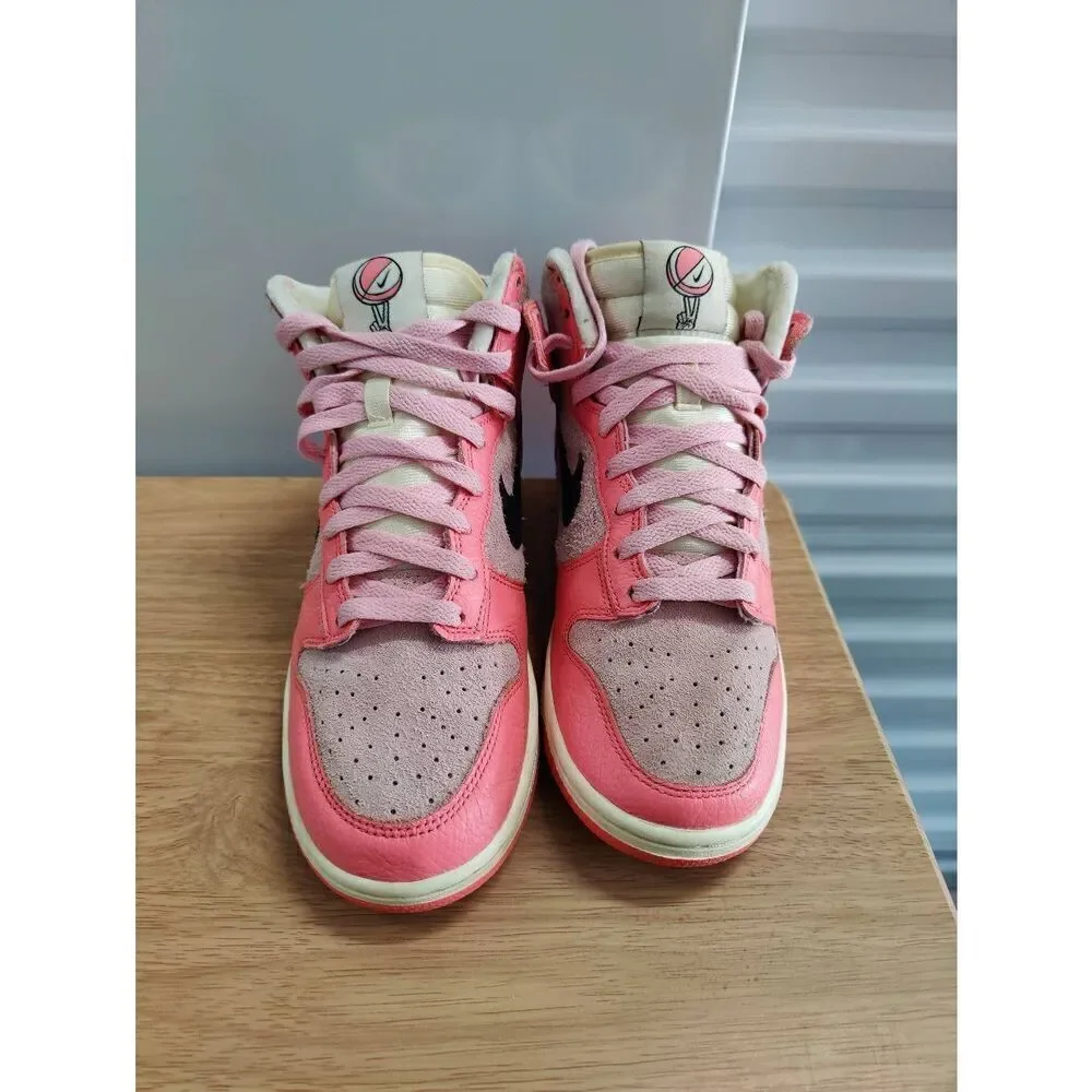 Nike Dunk High Hoops Pack Pink (W) DX3359-600 Women's Shoes Size 8.5